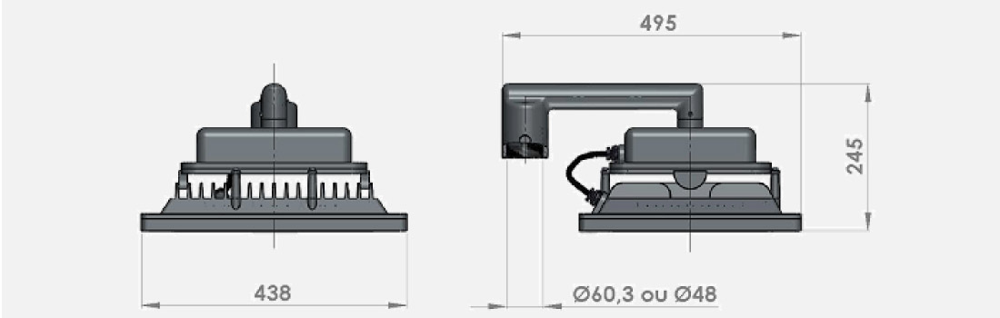 Luminária Pública de LED - EWL R39