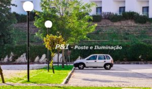 Poste de Iluminação Para Estacionamento